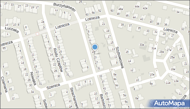 Inowrocław, Bartoszcze Piotra, 21, mapa Inowrocławia