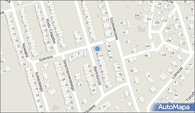 Inowrocław, Bartoszcze Piotra, 39, mapa Inowrocławia