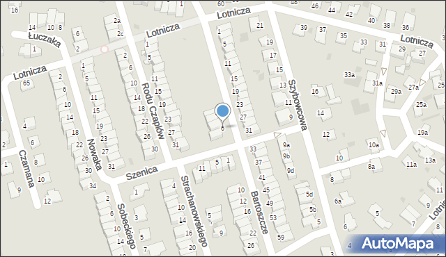 Inowrocław, Bartoszcze Piotra, 6, mapa Inowrocławia