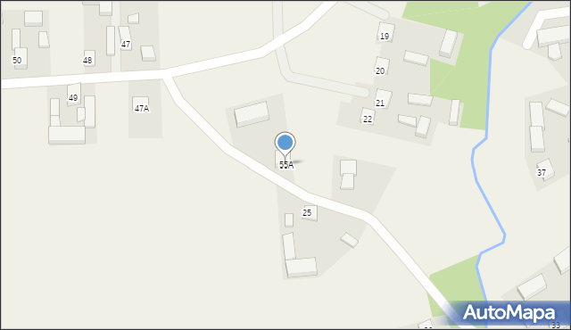 Jakubice, Baszków, 55A, mapa Jakubice