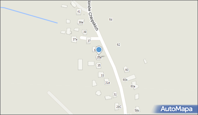 Jarosław, Batalionów Chłopskich, 35a, mapa Jarosławia