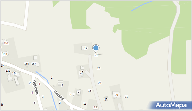 Jastrzębia, Barska, 21, mapa Jastrzębia