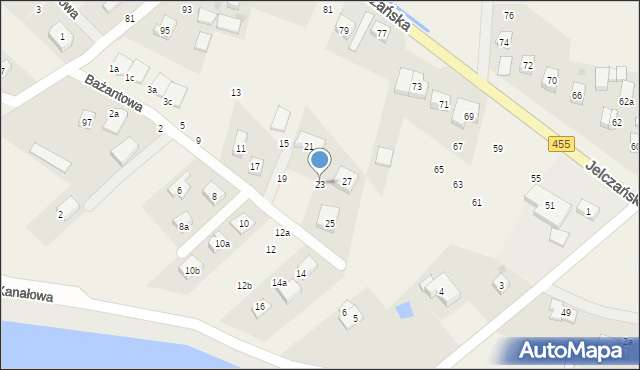 Jeszkowice, Bażantowa, 23, mapa Jeszkowice