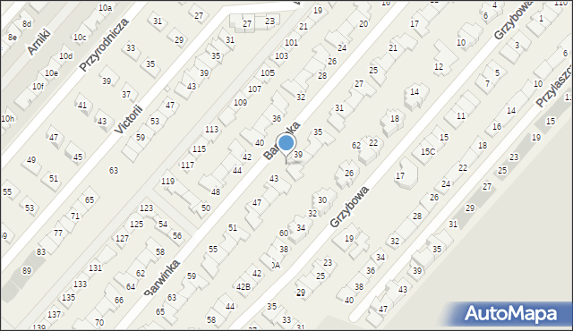 Józefosław, Barwinka, 41, mapa Józefosław