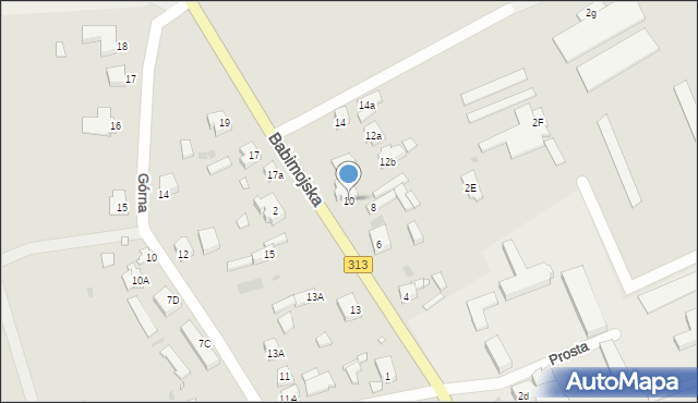 Kargowa, Babimojska, 10, mapa Kargowa