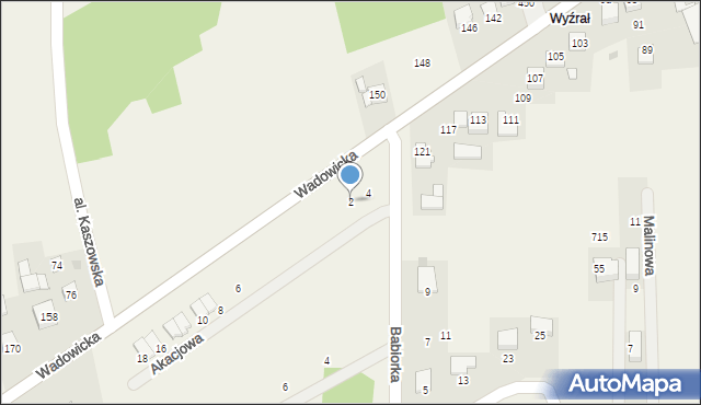 Kaszów, Babiorka, 2, mapa Kaszów