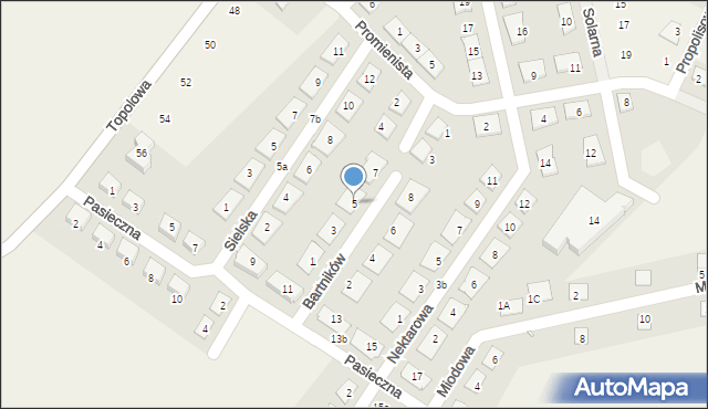 Kaźmierz, Bartników, 5, mapa Kaźmierz