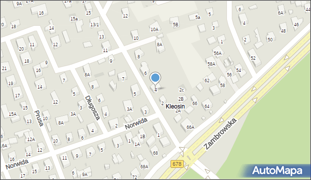 Kleosin, Baczyńskiego Krzysztofa Kamila, 4, mapa Kleosin