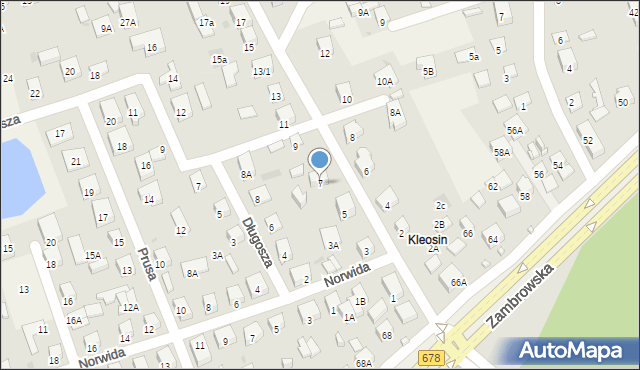 Kleosin, Baczyńskiego Krzysztofa Kamila, 7, mapa Kleosin