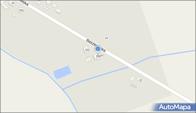 Kobylin, Baszkowska, 30A, mapa Kobylin