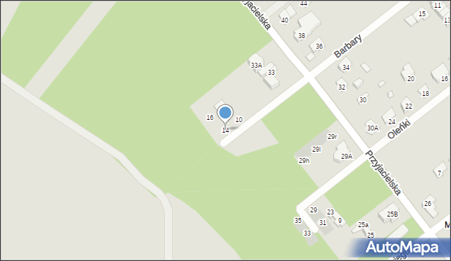 Kobyłka, Barbary, 14, mapa Kobyłka