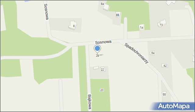 Kołaków, Bajkowa, 24, mapa Kołaków