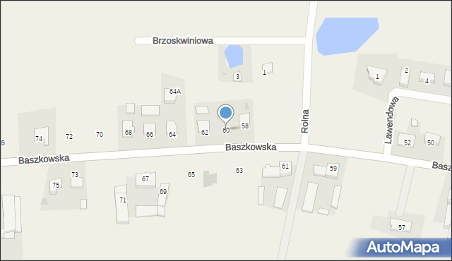 Konarzew, Baszkowska, 60, mapa Konarzew