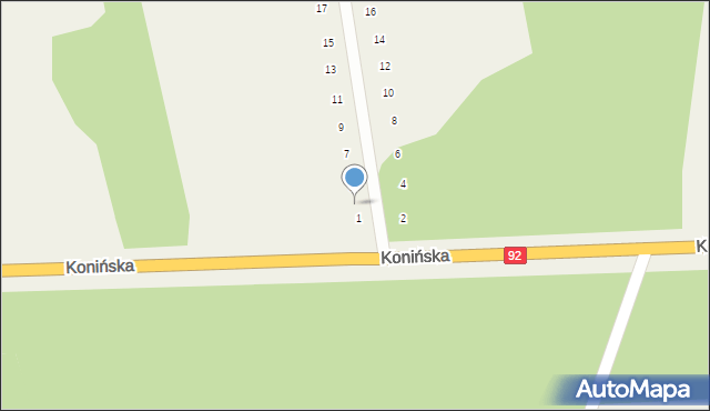 Kościelec, Baranieckiego Mariana, 3, mapa Kościelec