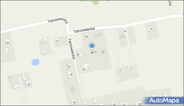 Kościelec, Baranieckiego Mariana, 58, mapa Kościelec
