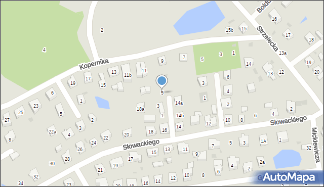 Kościerzyna, Baczyńskiego Krzysztofa Kamila, 5, mapa Kościerzyna