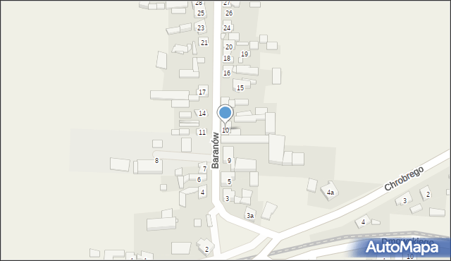 Kowalew, Baranów, 10, mapa Kowalew