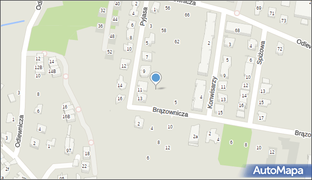 Kraków, Bakałarzy, 3, mapa Krakowa