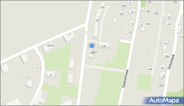 Kraków, Babińskiego Józefa, dr., 22a, mapa Krakowa