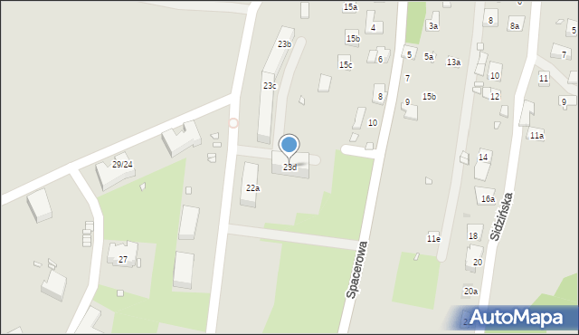 Kraków, Babińskiego Józefa, dr., 23d, mapa Krakowa