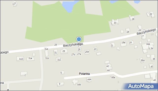 Krosno, Baczyńskiego Krzysztofa Kamila, 27, mapa Krosna