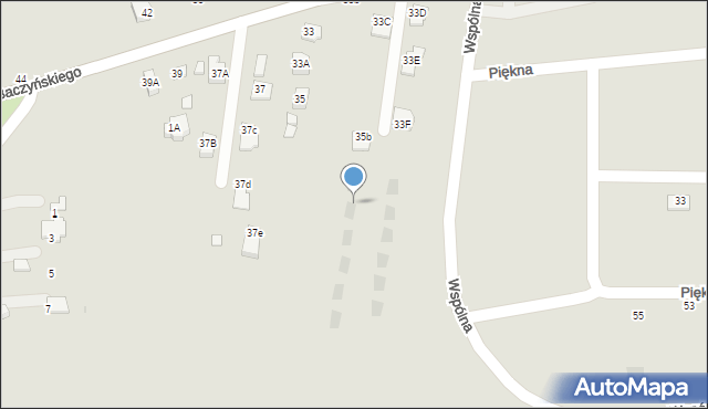 Krosno, Baczyńskiego Krzysztofa Kamila, 33k, mapa Krosna