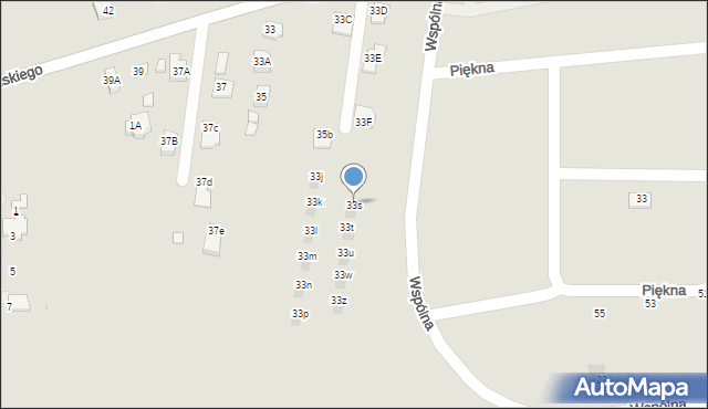 Krosno, Baczyńskiego Krzysztofa Kamila, 33s, mapa Krosna