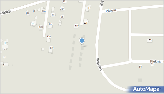 Krosno, Baczyńskiego Krzysztofa Kamila, 33t, mapa Krosna