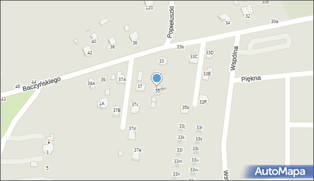 Krosno, Baczyńskiego Krzysztofa Kamila, 35, mapa Krosna