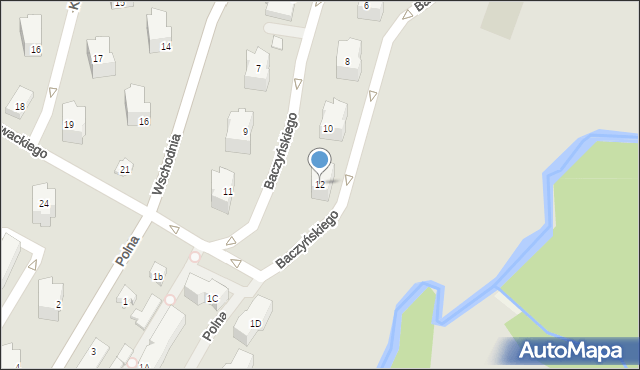 Kwidzyn, Baczyńskiego Krzysztofa Kamila, 12, mapa Kwidzyn