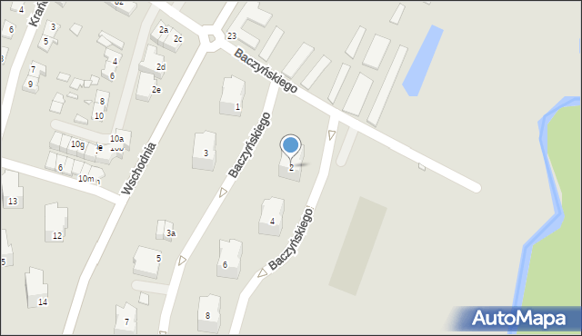 Kwidzyn, Baczyńskiego Krzysztofa Kamila, 2, mapa Kwidzyn