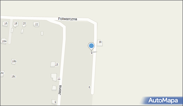 Łazy, Bajkowa, 4, mapa Łazy