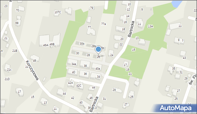 Libertów, Bartnicka, 26, mapa Libertów