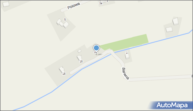 Ligota, Barwna, 2, mapa Ligota