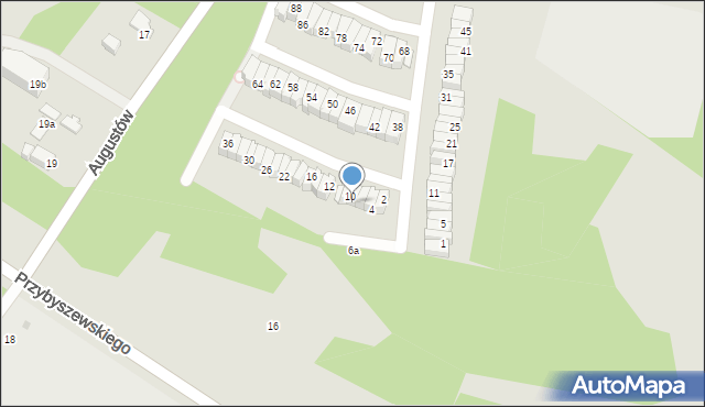 Łódź, Bacewicz Grażyny, 8, mapa Łodzi