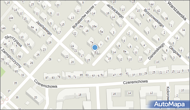 Lublin, Batalionów Chłopskich, 13, mapa Lublina