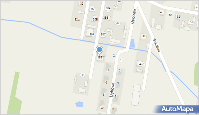 Małęczyn, Bankowa, 38E, mapa Małęczyn