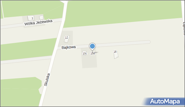 Many, Bajkowa, 10, mapa Many