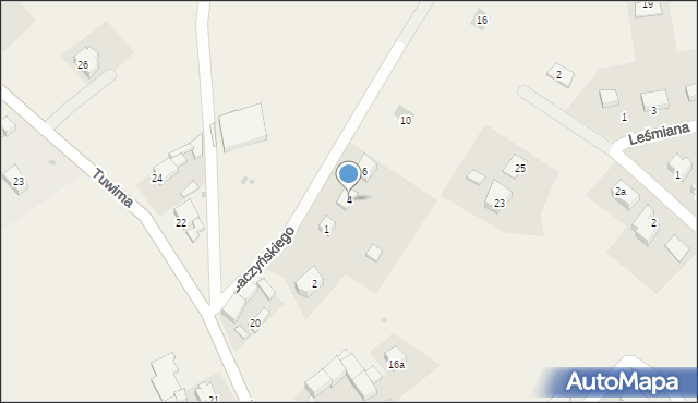 Marcinowice, Baczyńskiego Krzysztofa Kamila, 4, mapa Marcinowice
