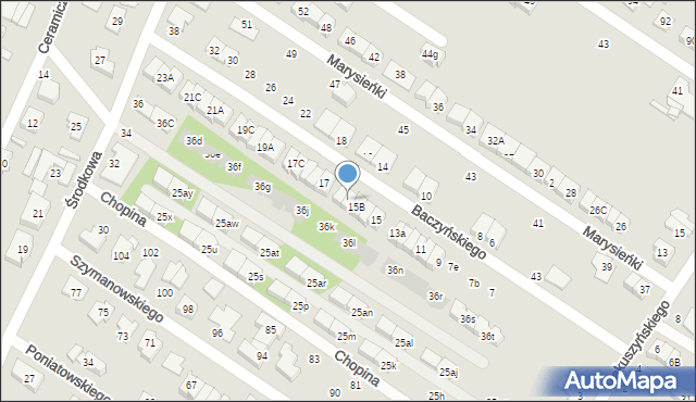 Marki, Baczyńskiego Krzysztofa Kamila, 15C, mapa Marki