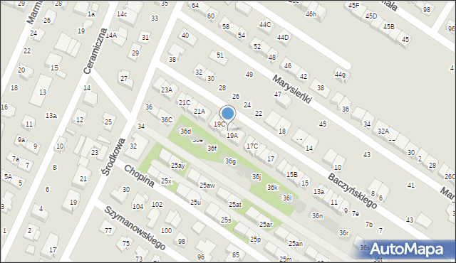 Marki, Baczyńskiego Krzysztofa Kamila, 39, mapa Marki