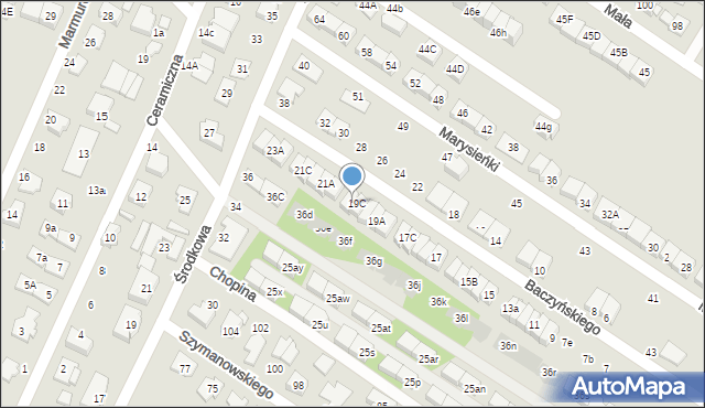 Marki, Baczyńskiego Krzysztofa Kamila, 43, mapa Marki