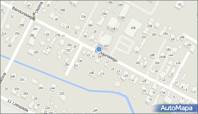 Marki, Bandurskiego Władysława, ks. bp., 19, mapa Marki