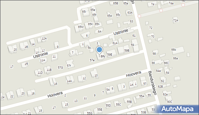 Marki, Bandurskiego Władysława, ks. bp., 59G, mapa Marki