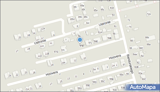 Marki, Bandurskiego Władysława, ks. bp., 59H, mapa Marki