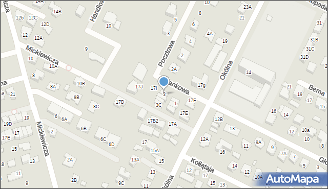 Marki, Bankowa, 3, mapa Marki