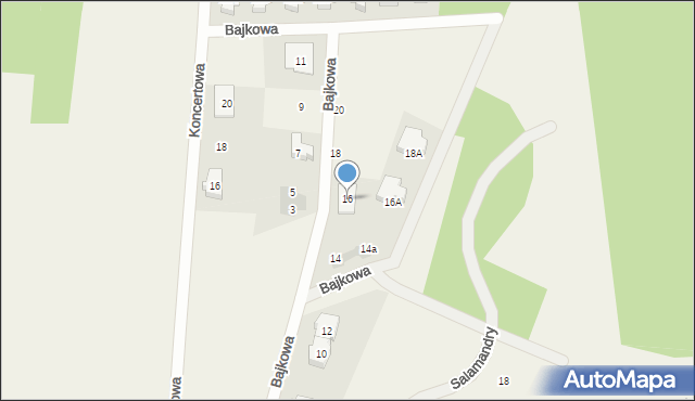 Michałówek, Bajkowa, 16, mapa Michałówek