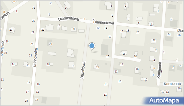 Murowaniec, Bazaltowa, 15, mapa Murowaniec