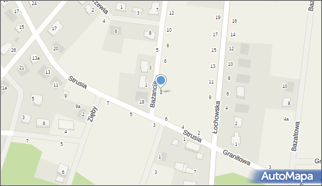 Murowaniec, Bażancia, 2, mapa Murowaniec