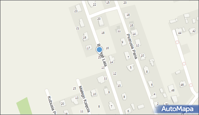 Nadarzyn, Babiego Lata, 15, mapa Nadarzyn